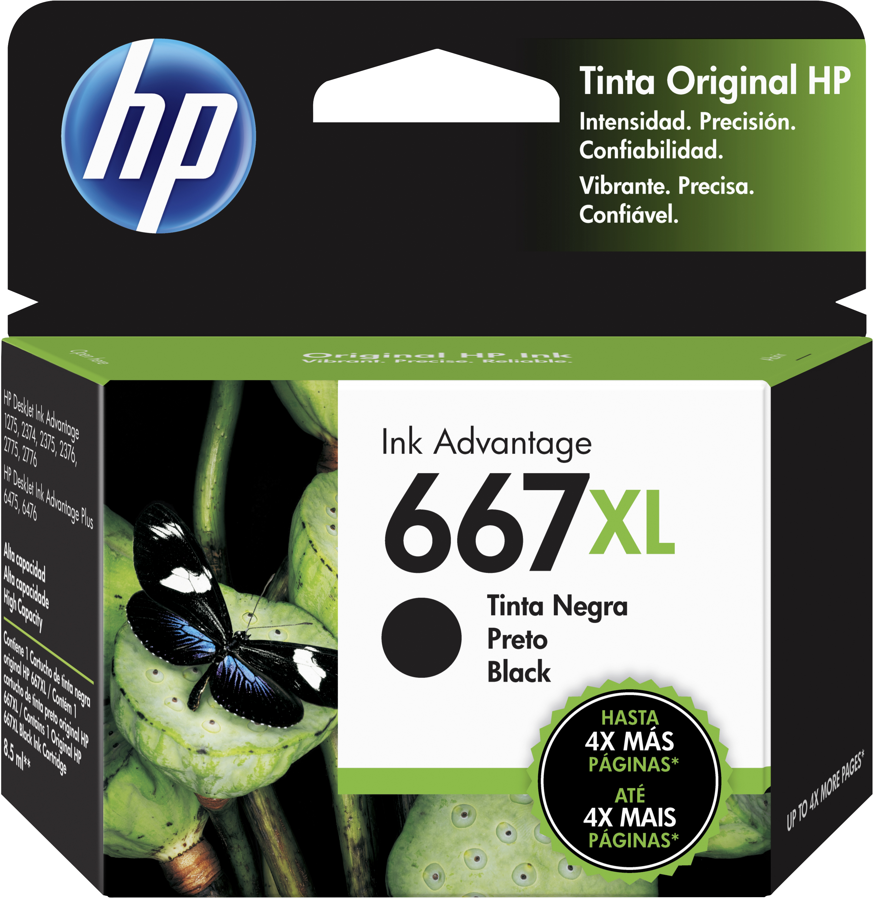 HP 667XL Black Ink Cartridge