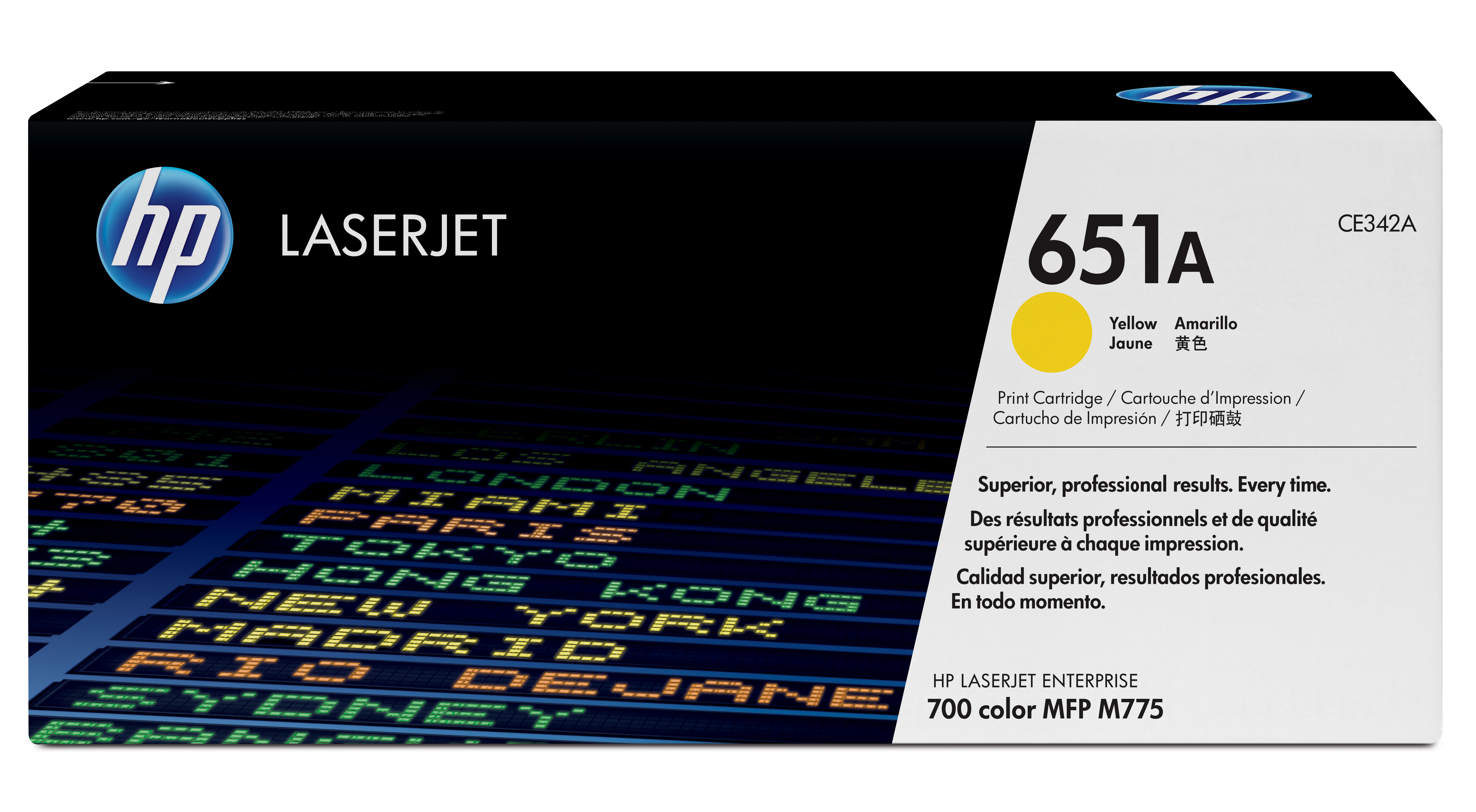 HP 651A Yellow LaserJet Toner Cartridge CE342A
