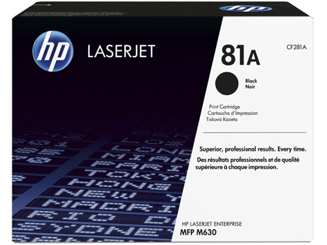 HP 81A Black LaserJet Toner Cartridge