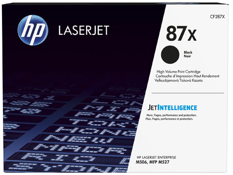 HP 87X High Yield Black LaserJet Toner Cartridge