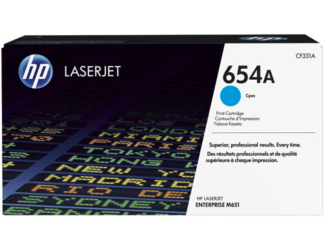 HP Toner HP 654A Cyan
