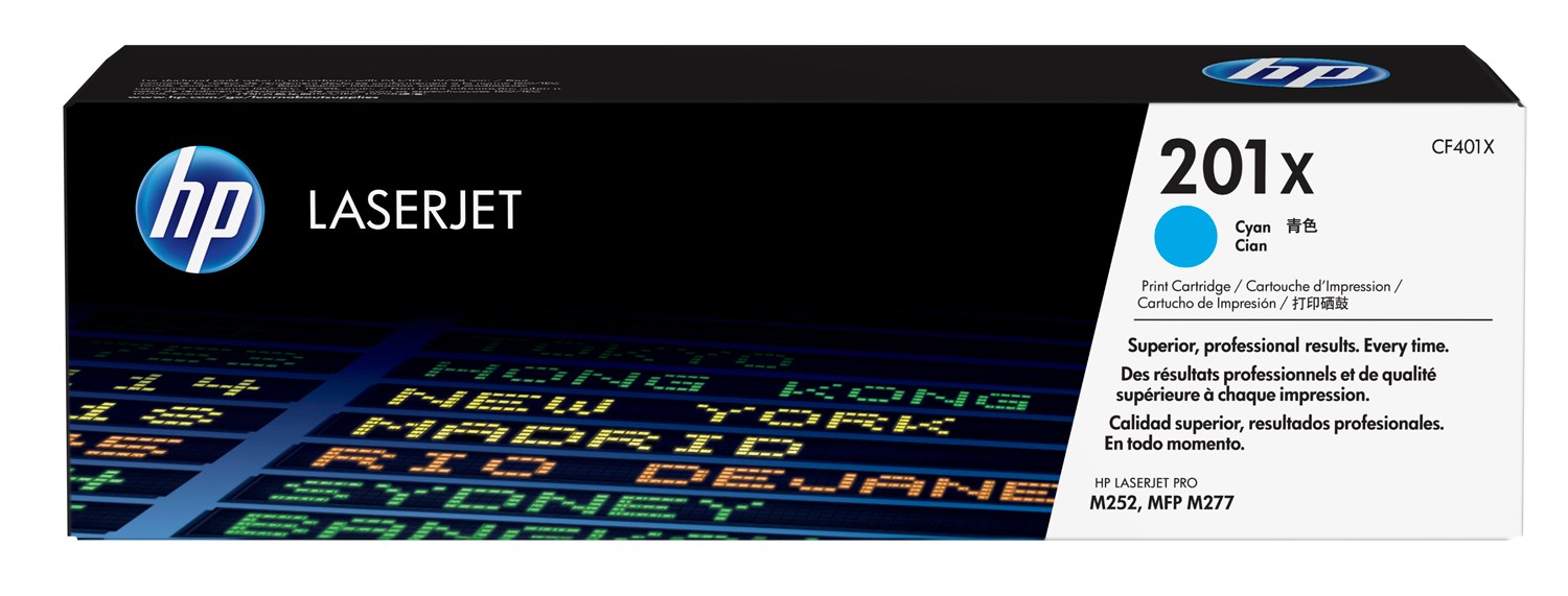 HP 201X Cyan Original LaserJet Toner Cartridge