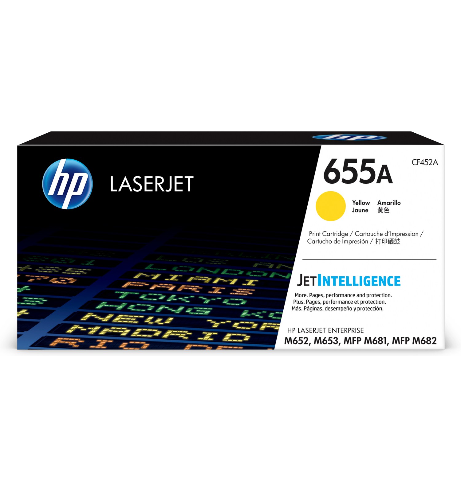 HP 655A Yellow Toner