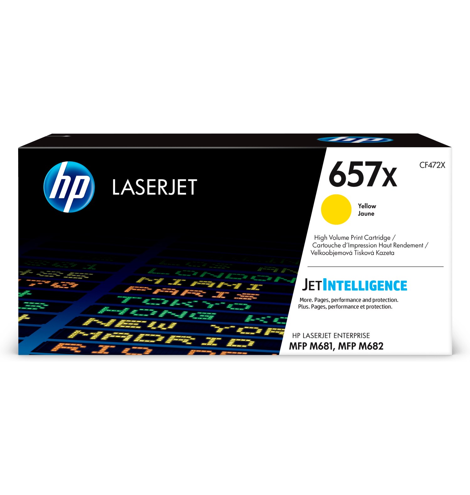 HP 657X Yellow Toner
