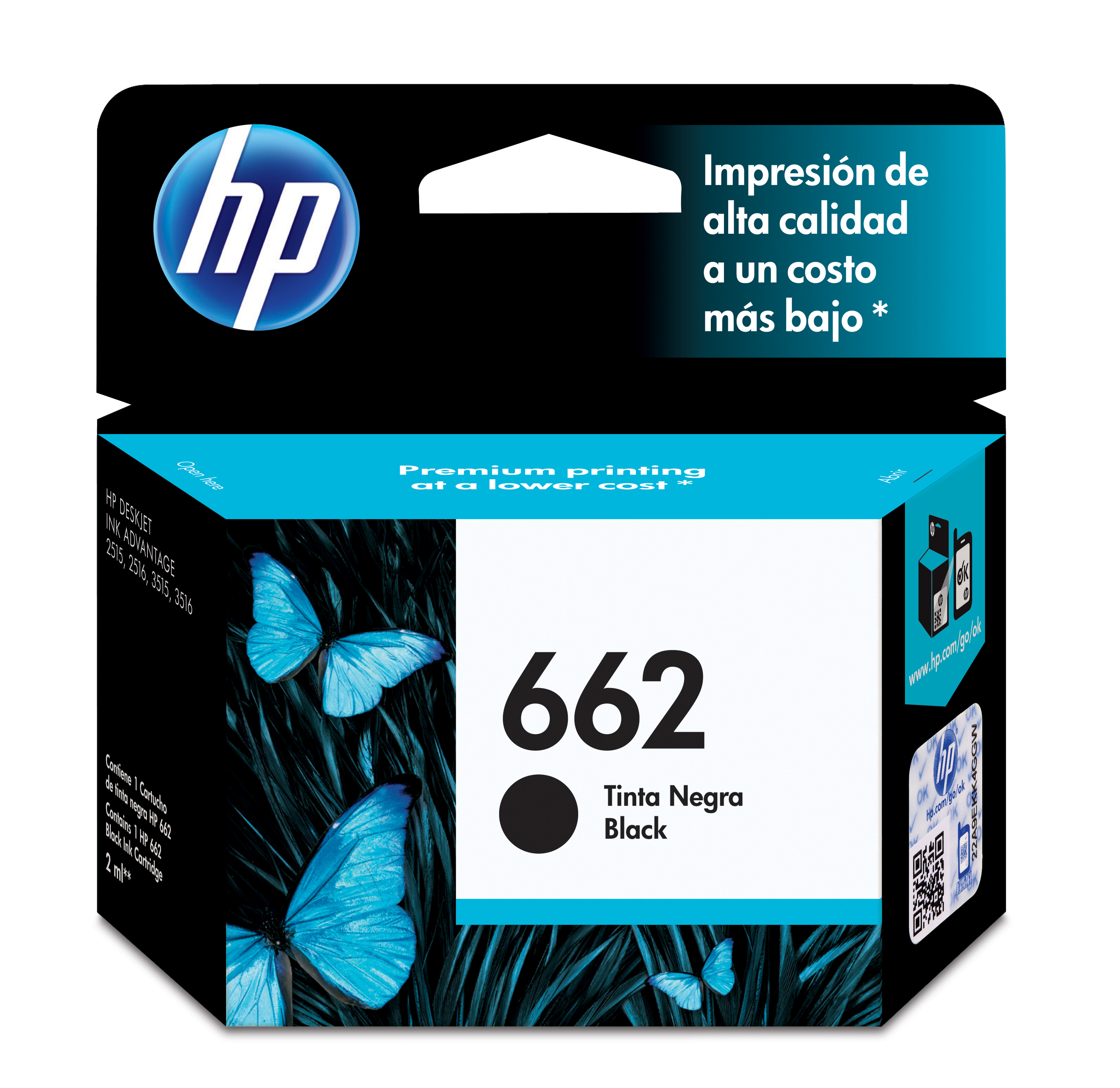 HP 662 Black Ink Cartridge