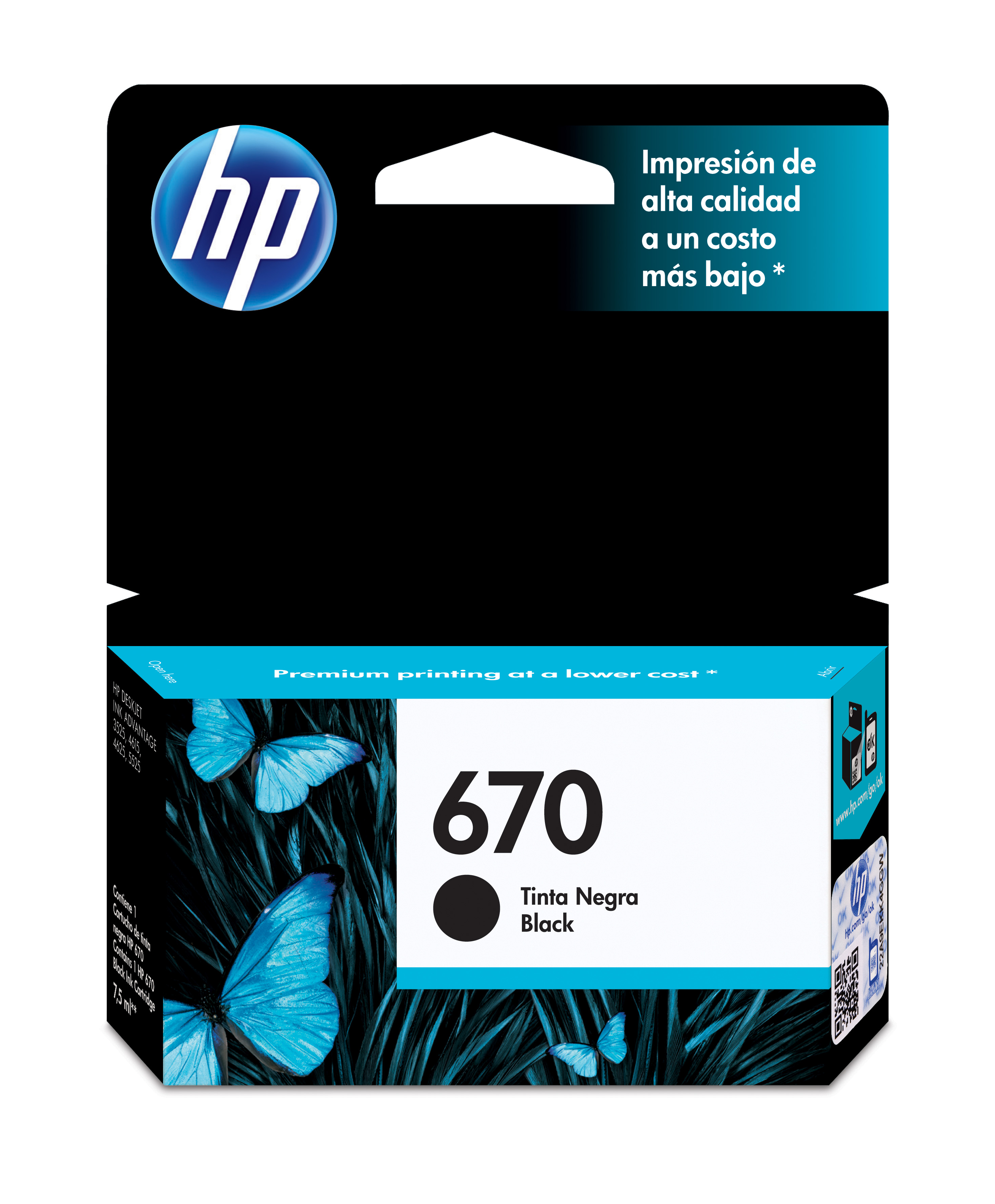 HP 670 Black Ink Cartridge