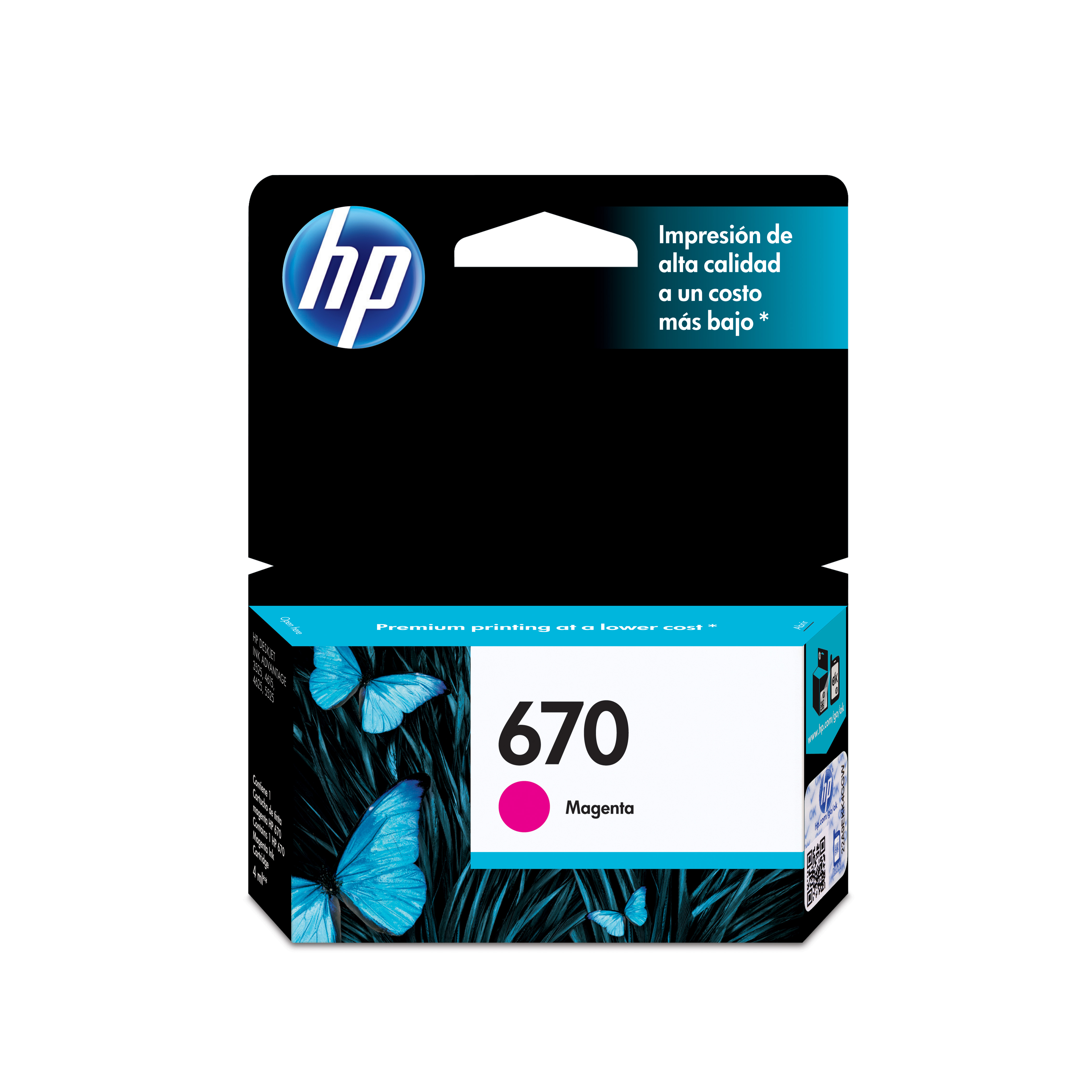 HP 670 Magen Ink Cartridge