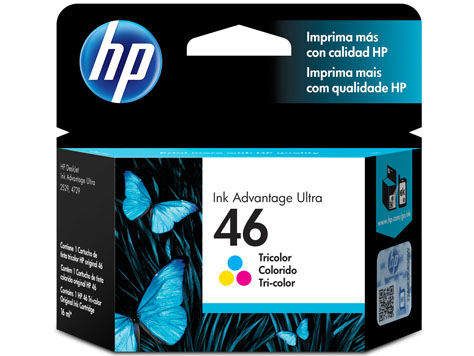HP 46 Tri-color Ink Cartridge