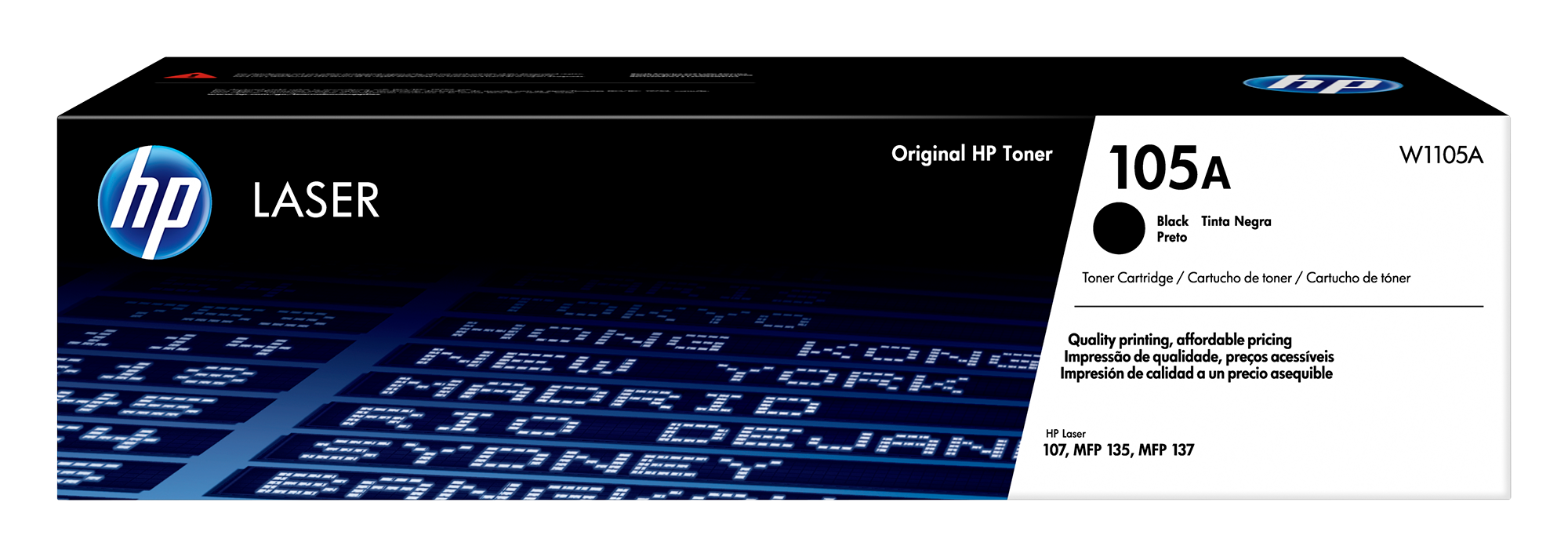 HP 105A Black Laser Toner Cartridge
