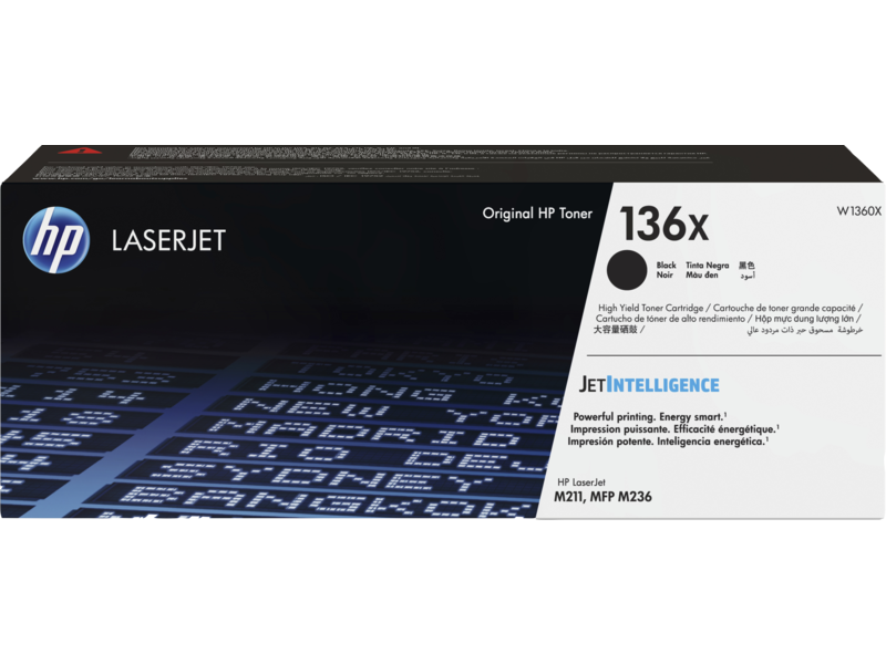 HP 136X Black LaserJet Toner Cartridge