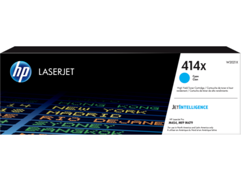 HP 414X Cyan LaserJet Toner Cartridge