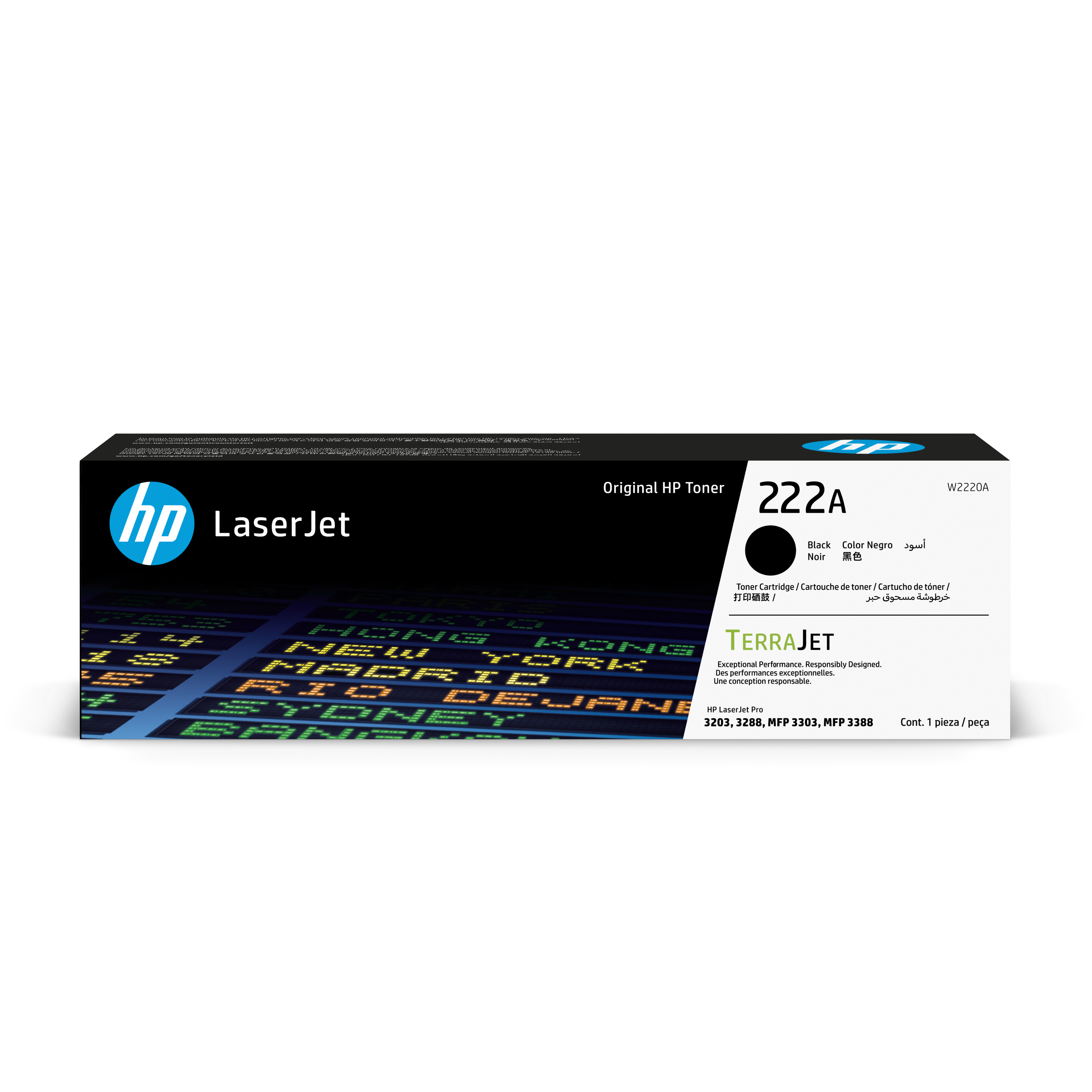 HP 222A Black LaserJet Toner Cartridge