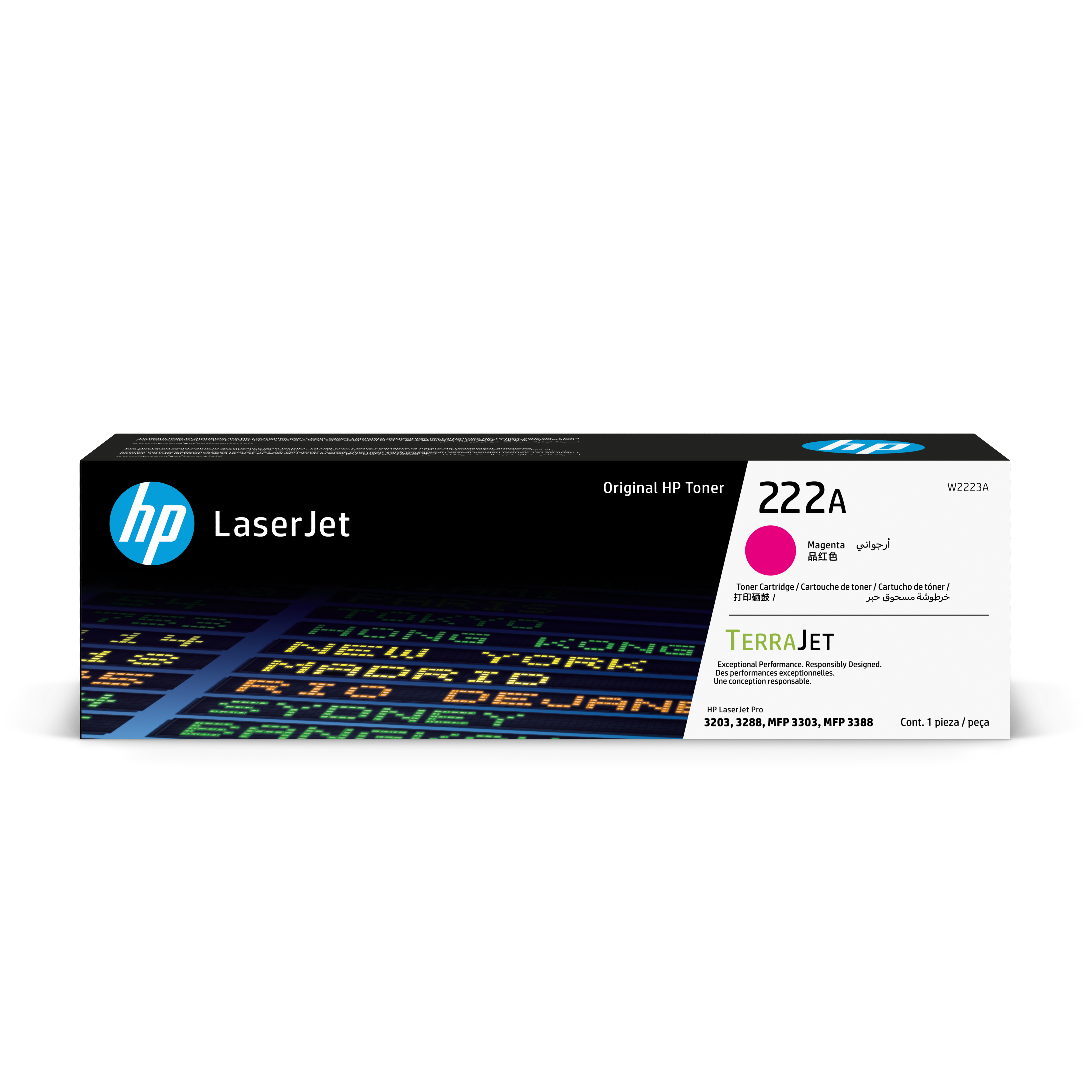 HP 222A Magenta LaserJet Toner Cartridge