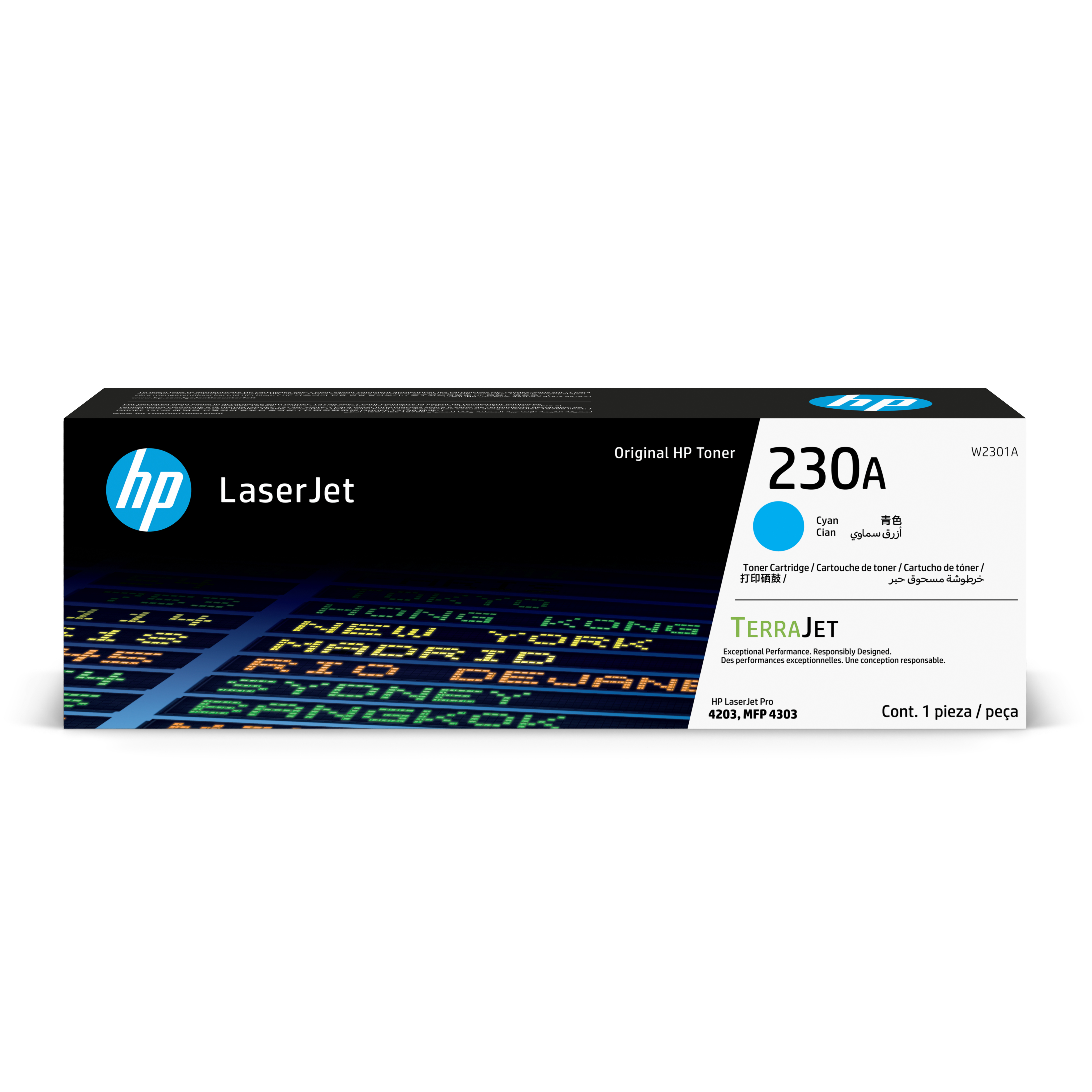 HP 230A Cyan Original LaserJet Toner Cartridge